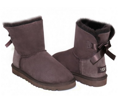 UGG BAILEY BOW MINI CHOCOLATE