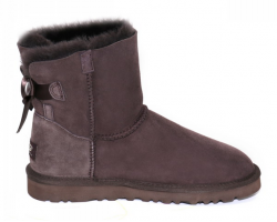 UGG BAILEY BOW MINI CHOCOLATE