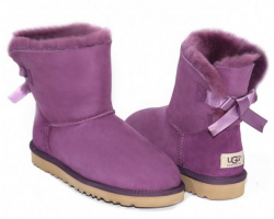 UGG BAILEY BOW MINI PURPLE