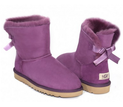 UGG BAILEY BOW MINI PURPLE