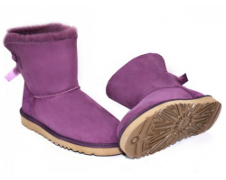 UGG BAILEY BOW MINI PURPLE