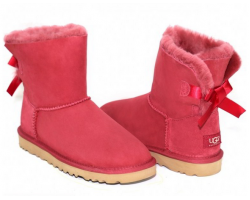 UGG BAILEY BOW MINI RED