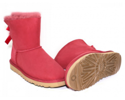 UGG BAILEY BOW MINI RED