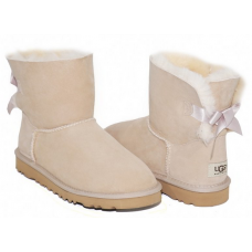 UGG BAILEY BOW MINI SAND