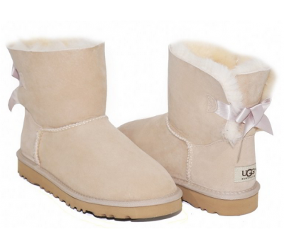 UGG BAILEY BOW MINI SAND