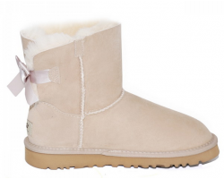 UGG BAILEY BOW MINI SAND