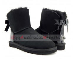 UGG BAILEY BOW PEARLY BLACK