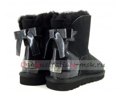 UGG BAILEY BOW PEARLY BLACK