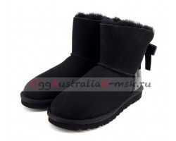 UGG BAILEY BOW PEARLY BLACK