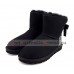 UGG BAILEY BOW PEARLY BLACK