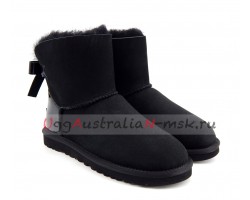 UGG BAILEY BOW PEARLY BLACK