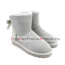 UGG BAILEY BOW PEARLY GREY VIOLET