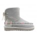 UGG BAILEY BOW PEARLY GREY VIOLET