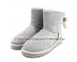 UGG BAILEY BOW PEARLY GREY VIOLET