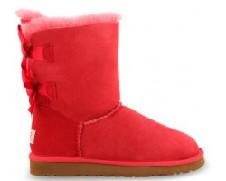 UGG BAILEY BOW RED