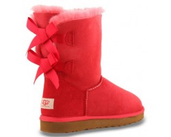 UGG BAILEY BOW RED