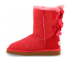 UGG BAILEY BOW RED