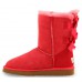 UGG BAILEY BOW RED