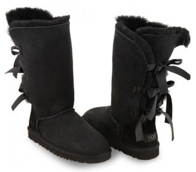 UGG BAILEY BOW TALL BLACK