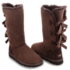 UGG BAILEY BOW TALL CHOCOLATE