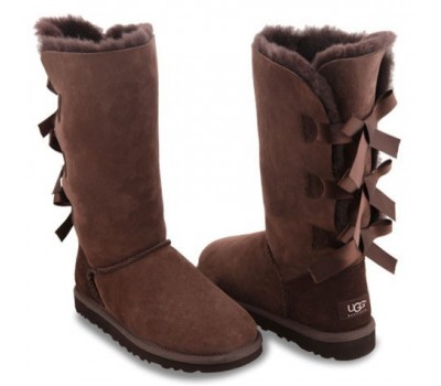 UGG BAILEY BOW TALL CHOCOLATE