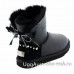 UGG BAILEY BRAID METALLIC BLACK