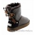 UGG BAILEY BRAID METALLIC CHOCOLATE