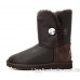 UGG BAILEY BUTTON BLING CHOCOLATE