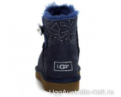 UGG BAILEY BUTTON MINI CONSTELLATION BLING NAVY