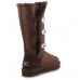 UGG BAILEY BUTTON TRIPLET GLITTER CHOCOLATE