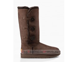 UGG BAILEY BUTTON TRIPLET II CHOCOLATE