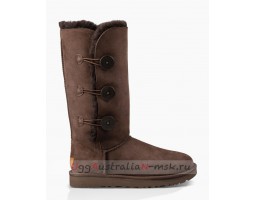 UGG BAILEY BUTTON TRIPLET II CHOCOLATE