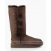 UGG BAILEY BUTTON TRIPLET II CHOCOLATE