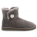 UGG BAILEY BUTTON BLING MINI GREY