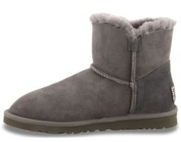 UGG BAILEY BUTTON BLING MINI GREY