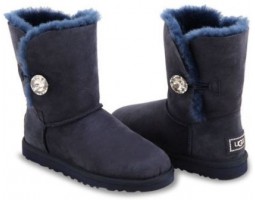 UGG BAILEY BUTTON BLING NAVY