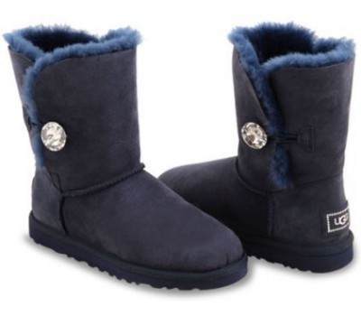 UGG BAILEY BUTTON BLING NAVY