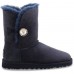 UGG BAILEY BUTTON BLING NAVY