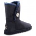 UGG BAILEY BUTTON BLING NAVY