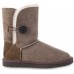 UGG BAILEY BUTTON BOMBER JACKET CHOCOLATE
