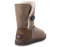 UGG BAILEY BUTTON BOMBER JACKET CHOCOLATE