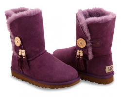 UGG BAILEY BUTTON CHARMS PURPLE