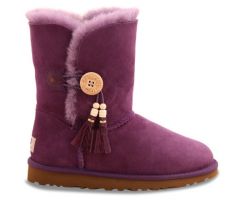 UGG BAILEY BUTTON CHARMS PURPLE