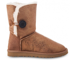 UGG BAILEY BUTTON FANCY CHESTNUT