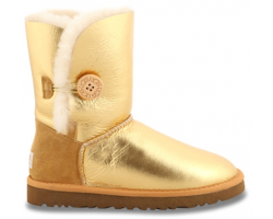 UGG BAILEY BUTTON GOLD