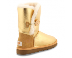 UGG BAILEY BUTTON GOLD