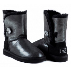 UGG BAILEY BUTTON GLITTER BLACK