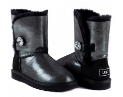 UGG BAILEY BUTTON GLITTER BLACK