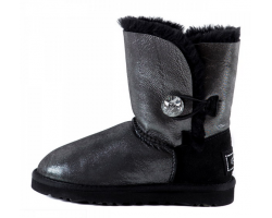 UGG BAILEY BUTTON GLITTER BLACK