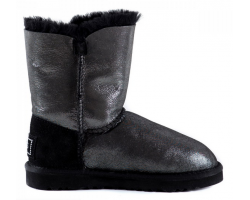 UGG BAILEY BUTTON GLITTER BLACK